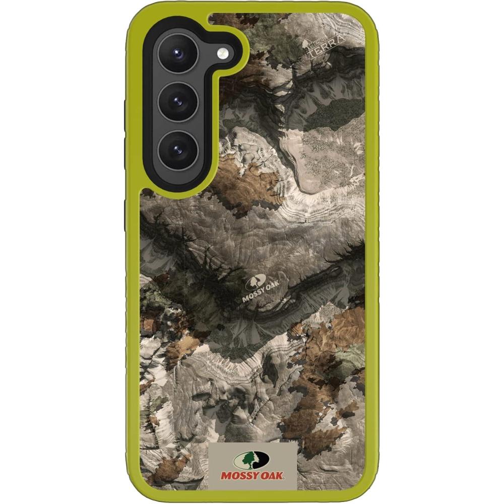 image:imagecellhelmet Mossy Oak Country DNA DualLayer Case in Deep Sea Blue Designed for Galaxy S23 Ultra Shock amp Drop Proof Durable As Seen on Shark TankTerra Gila Electric Lime