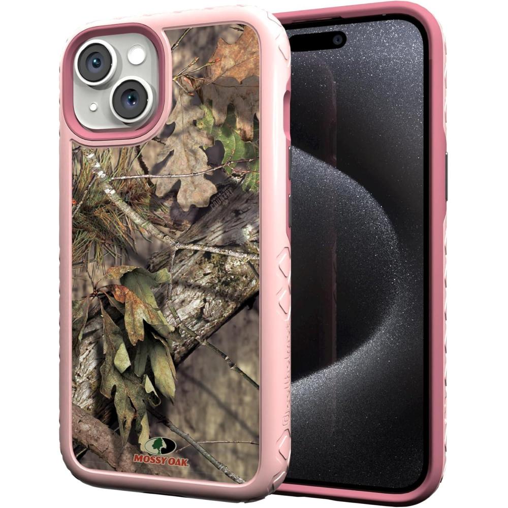 image:imagecellhelmet Mossy Oak  Terra Gila  DualLayer Case in Gray Designed for iPhone 13 Pro Max Shock amp Drop Proof  Durable  As Seen on Shark TankBreakup Country  Pink Magnolia