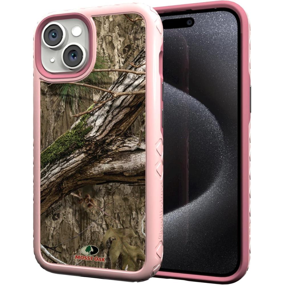 image:imagecellhelmet Mossy Oak Terra Gila DualLayer Case in Gray Designed for iPhone 13 Pro Max Shock amp Drop Proof Durable As Seen on Shark TankCountry DNA Pink Magnolia