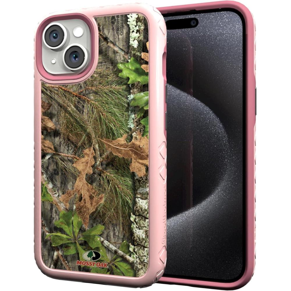 image:imagecellhelmet Mossy Oak  Terra Gila  DualLayer Case in Gray Designed for iPhone 13 Pro Max Shock amp Drop Proof  Durable  As Seen on Shark TankObsession  Pink Magnolia