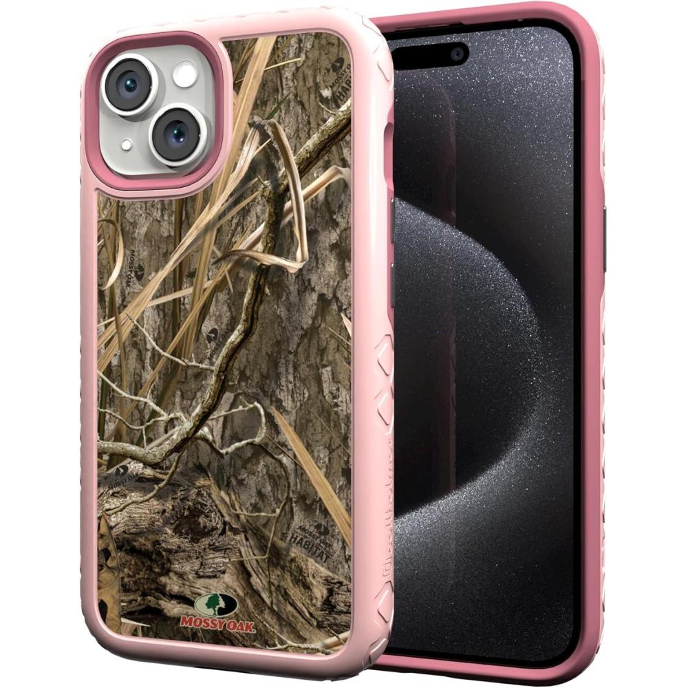 image:imagecellhelmet Mossy Oak  Terra Gila  DualLayer Case in Gray Designed for iPhone 13 Pro Max Shock amp Drop Proof  Durable  As Seen on Shark TankShadow Grass  Pink Magnolia