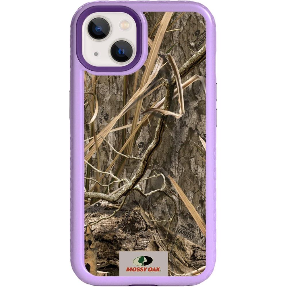 image:imagecellhelmet Mossy Oak  Terra Gila  DualLayer Case in Gray Designed for iPhone 13 Pro Max Shock amp Drop Proof  Durable  As Seen on Shark TankShadow Grass  Lilac Blossom Purple