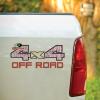 Mossy Oak Graphics Logo 4×4 Off Road Decal, Easy to Install, No-fade, Cast Vinyl, Hi-Def, Matte Finish, Many Patterns(Bottomland Pink)