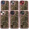 cellhelmet Mossy Oak | Terra Gila | Dual-Layer Case in Gray Designed for iPhone 13 Pro Max Shock & Drop Proof – Durable | As Seen on Shark Tank(Shadow Grass | Pink Magnolia)