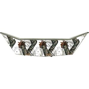Mossy Oak Graphics Blaze Camo Transom Boat Wrap Kit – Easy to Install Vinyl Wrap with Matte Finish – 18″ x 60″ Kit(Winter)