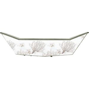Mossy Oak Graphics Blaze Camo Transom Boat Wrap Kit – Easy to Install Vinyl Wrap with Matte Finish – 18″ x 60″ Kit(Winter Brush)