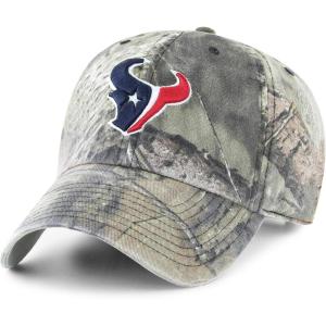 OTS NFL Houston Texans Men’s Challenger Adjustable Hat, Mossy Oak, One Size