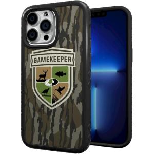 cellhelmet Mossy Oak | Agua Seafoam | Dual-Layer Case in Slate Blue Designed for iPhone XR Shock & Drop Proof – Durable | As Seen on Shark Tank(GAMEKEEPER | Onyx Black)