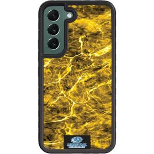 cellhelmet Mossy Oak | Country DNA | Dual-Layer Case in Deep Sea Blue Designed for Galaxy S23 Ultra Shock & Drop Proof – Durable | As Seen on Shark Tank(Agua Yellowfin | Onyx Black)