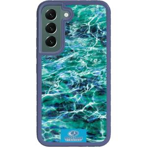 cellhelmet Mossy Oak | Country DNA | Dual-Layer Case in Deep Sea Blue Designed for Galaxy S23 Ultra Shock & Drop Proof – Durable | As Seen on Shark Tank(Agua Seafoam | Slate Blue)