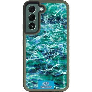cellhelmet Mossy Oak | Country DNA | Dual-Layer Case in Deep Sea Blue Designed for Galaxy S23 Ultra Shock & Drop Proof – Durable | As Seen on Shark Tank(Agua Seafoam | Olive Drab Green)