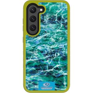 cellhelmet Mossy Oak | Country DNA | Dual-Layer Case in Deep Sea Blue Designed for Galaxy S23 Ultra Shock & Drop Proof – Durable | As Seen on Shark Tank(Agua Seafoam | Electric Lime)