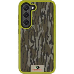 cellhelmet Mossy Oak | Country DNA | Dual-Layer Case in Deep Sea Blue Designed for Galaxy S23 Ultra Shock & Drop Proof – Durable | As Seen on Shark Tank(Bottomland Orig | Electric Lime)