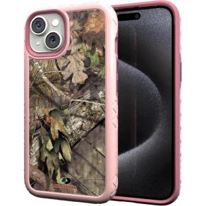 cellhelmet Mossy Oak | Terra Gila | Dual-Layer Case in Gray Designed for iPhone 13 Pro Max Shock & Drop Proof – Durable | As Seen on Shark Tank(Breakup Country | Pink Magnolia)