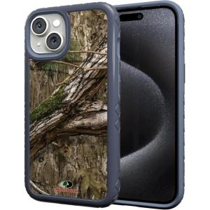 cellhelmet Mossy Oak | Terra Gila | Dual-Layer Case in Gray Designed for iPhone 13 Pro Max Shock & Drop Proof – Durable | As Seen on Shark Tank(Country DNA | Slate Blue)