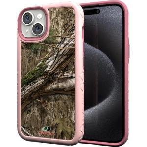 cellhelmet Mossy Oak | Terra Gila | Dual-Layer Case in Gray Designed for iPhone 13 Pro Max Shock & Drop Proof – Durable | As Seen on Shark Tank(Country DNA | Pink Magnolia)