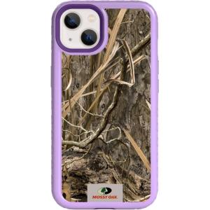 cellhelmet Mossy Oak | Terra Gila | Dual-Layer Case in Gray Designed for iPhone 13 Pro Max Shock & Drop Proof – Durable | As Seen on Shark Tank(Shadow Grass | Lilac Blossom Purple)