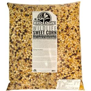 Biologic Wildlife Sweet Corn Deer Food Plot Seed, Two Heirloom Variety Blend, High Protein and Nutrient Content, Non-GMO, 15 lb Bag Plants 1 Acre