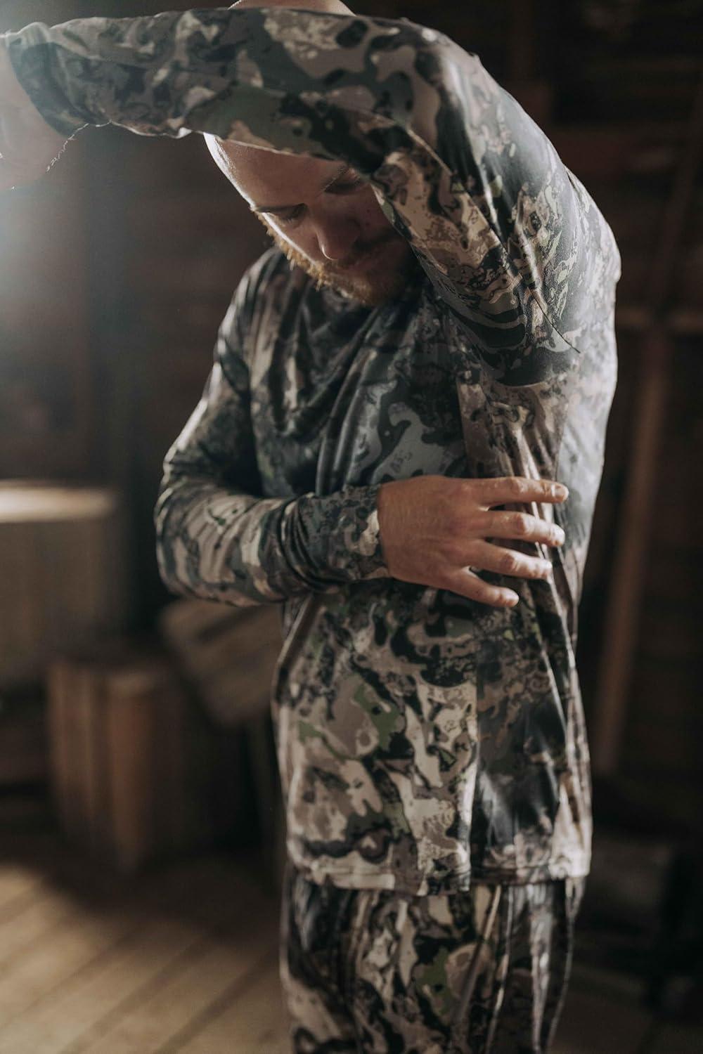image:imageMuddy Mens Crew Base Layer ShirtVeil Canyon Hybrid