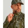 Nomad Men’s Mirage 1/4 Zip, Performance Hunting Pullover Shirt(Mossy Oak Bottomland)