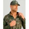 Nomad Men’s Mirage 1/4 Zip, Performance Hunting Pullover Shirt(Mossy Oak Greenleaf)