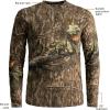 SCENTBLOCKER Scent Blocker Fused Cotton Lightweight Long-Sleeve Shirt, Camo Hunting Clothes(Mo Country Roots)