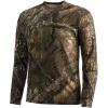 SCENTBLOCKER Scent Blocker Fused Cotton Lightweight Long-Sleeve Shirt, Camo Hunting Clothes(Realtree Apx)