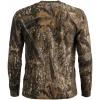 SCENTBLOCKER Scent Blocker Fused Cotton Lightweight Long-Sleeve Shirt, Camo Hunting Clothes(Realtree Apx)