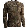 SCENTBLOCKER Scent Blocker Fused Cotton Lightweight Long-Sleeve Shirt, Camo Hunting Clothes(Realtree Apx)