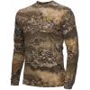SCENTBLOCKER Scent Blocker Fused Cotton Lightweight Long-Sleeve Shirt, Camo Hunting Clothes(Realtree Excape)