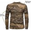 SCENTBLOCKER Scent Blocker Fused Cotton Lightweight Long-Sleeve Shirt, Camo Hunting Clothes(Realtree Excape)
