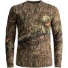 SCENTBLOCKER Scent Blocker Fused Cotton Lightweight Long-Sleeve Shirt, Camo Hunting Clothes(Mo Country Roots)