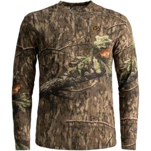SCENTBLOCKER Scent Blocker Fused Cotton Lightweight Long-Sleeve Shirt, Camo Hunting Clothes(Mo Country Roots)