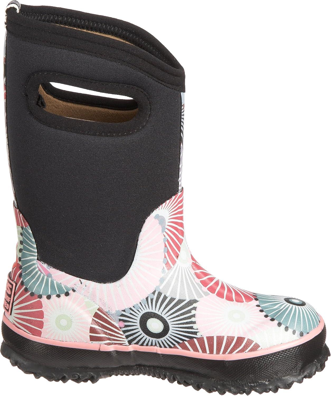 image:imageBOGS Classic II Solid Boot Kids ToddlerYouth BootUmbrellas PrintBlackMulti