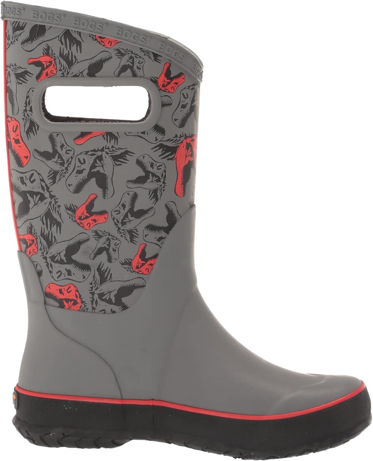 image:imageBOGS unisexchild Bogs Kids RainbootCool Dinos Print Gray