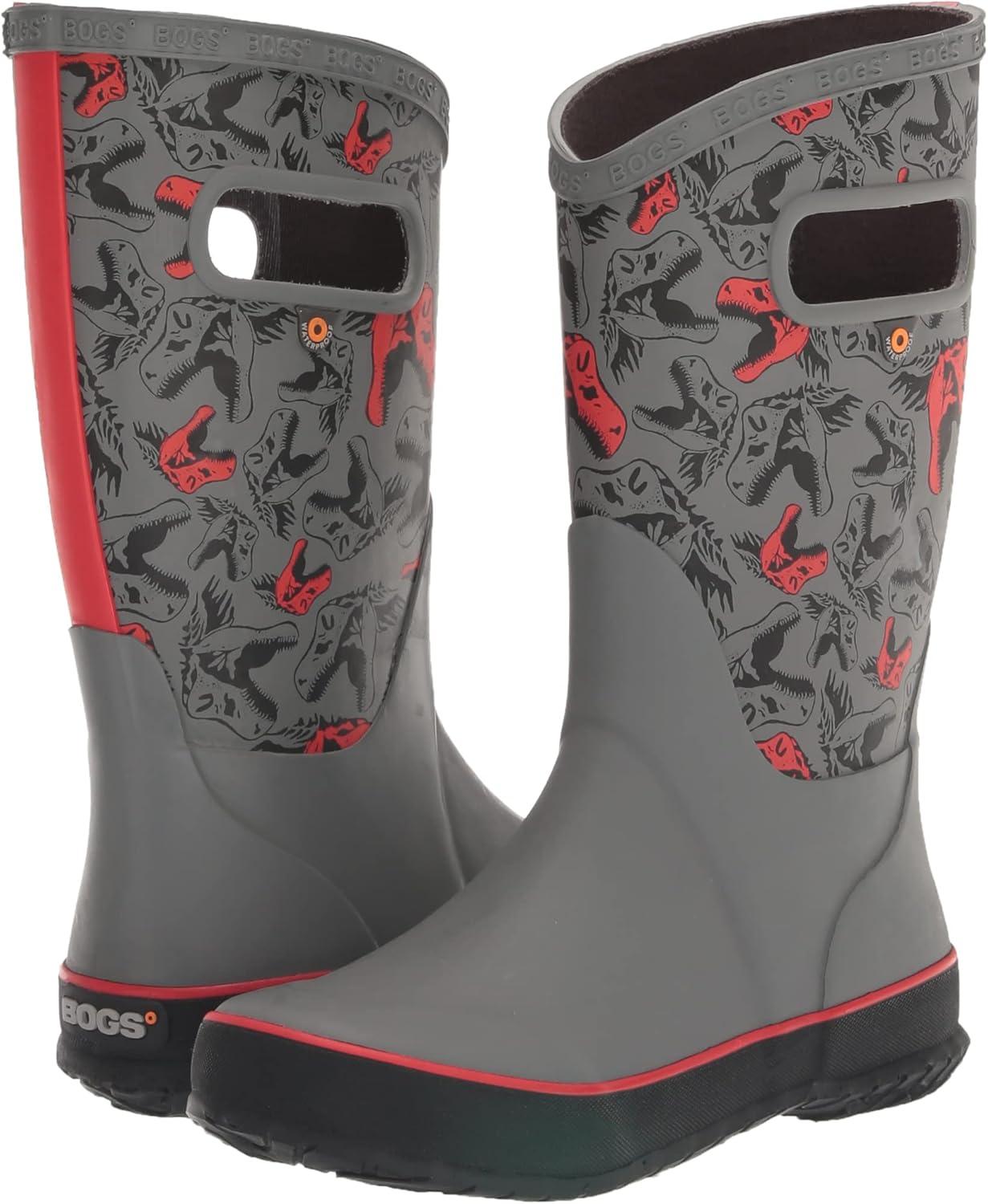 image:imageBOGS unisexchild Bogs Kids RainbootCool Dinos Print Gray