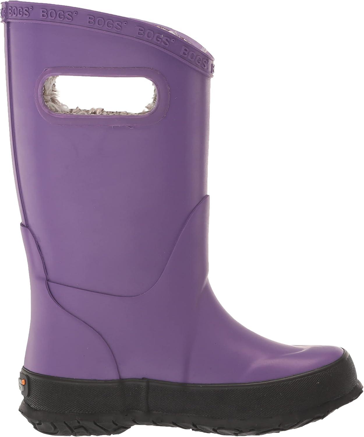 image:imageBOGS unisexchild Bogs Kids RainbootPlush Solid Purple