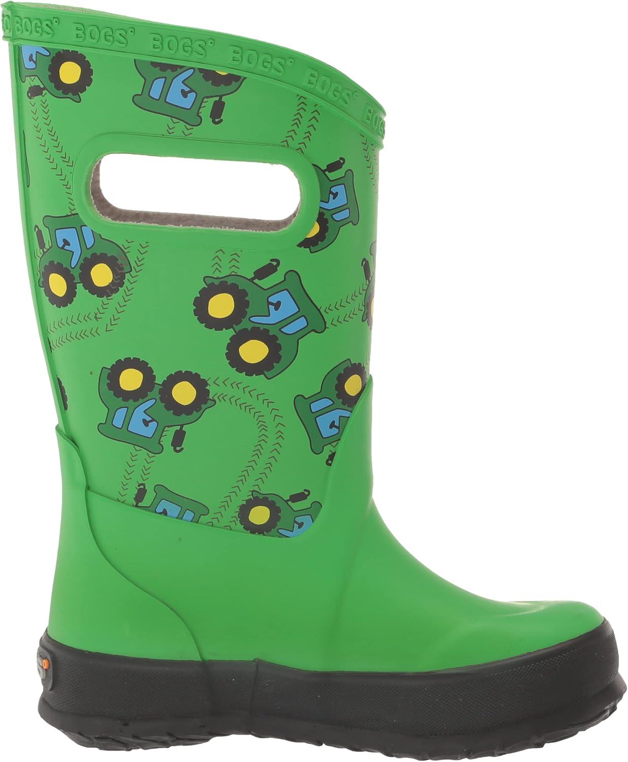 image:imageBOGS unisexchild Bogs Kids RainbootTractors Print Green