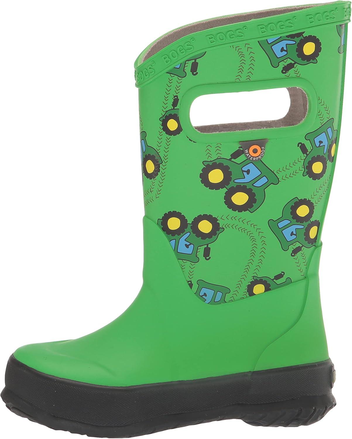image:imageBOGS unisexchild Bogs Kids RainbootTractors Print Green