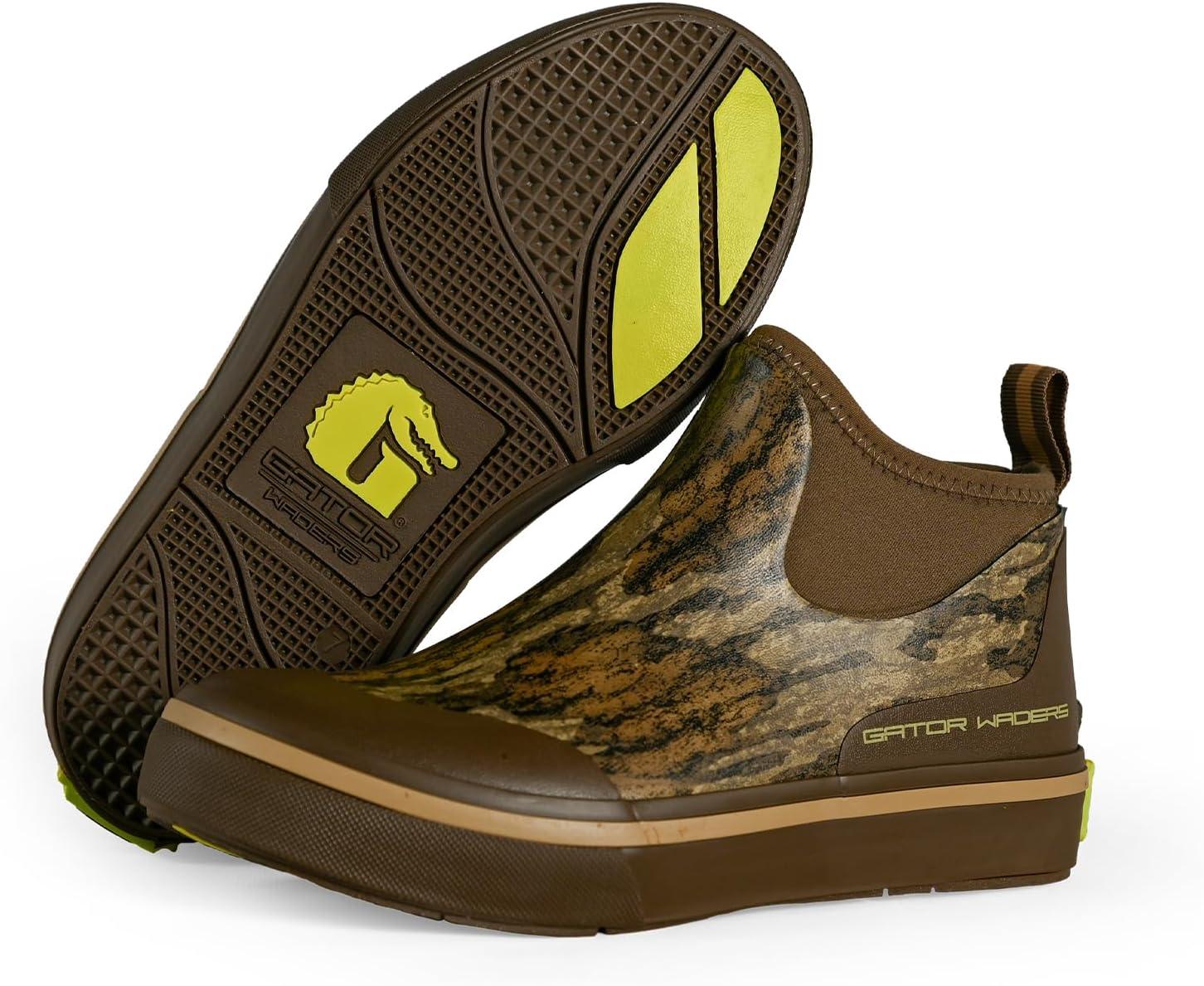 image:imageGator Waders Womens Air Mesh Camp Boots Durable Breathable SlipResistant Waterproof Ankle Boots for Camping amp FishingMossy Oak Bottomland
