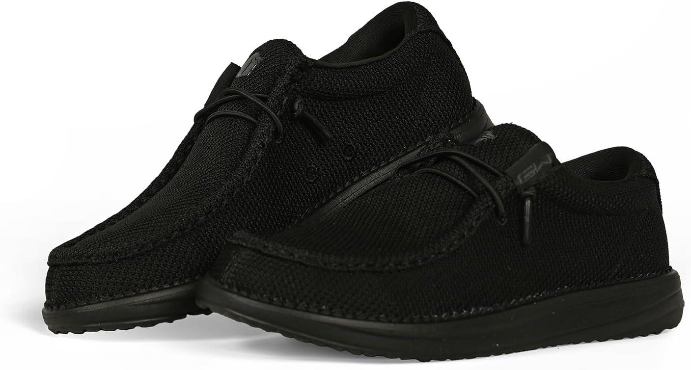 image:imageGator Waders Womens Camp Shoes Breathable SlipOn Loafers Elastic Laces Ultralight All Day Cushioning Fitted FeelBlack