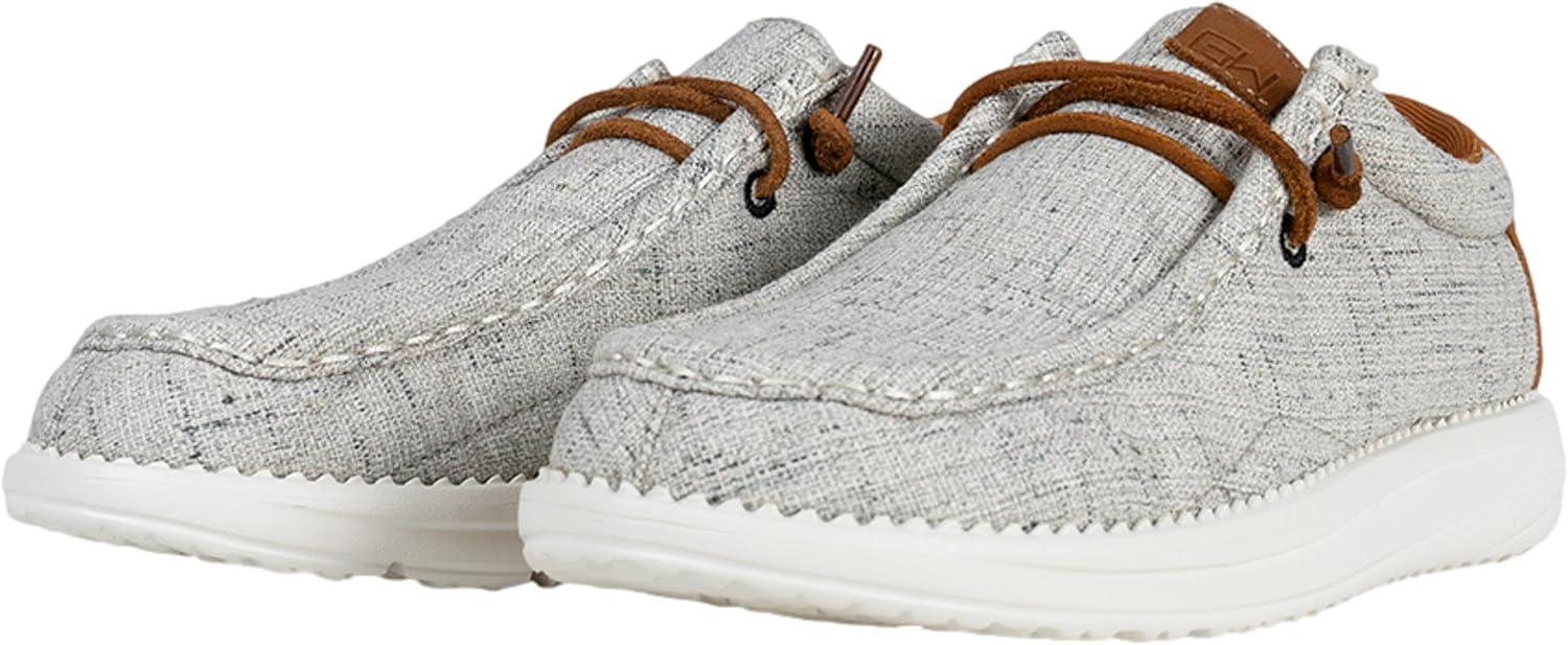 image:imageGator Waders Womens Camp Shoes Breathable SlipOn Loafers Elastic Laces Ultralight All Day Cushioning Fitted FeelChambray