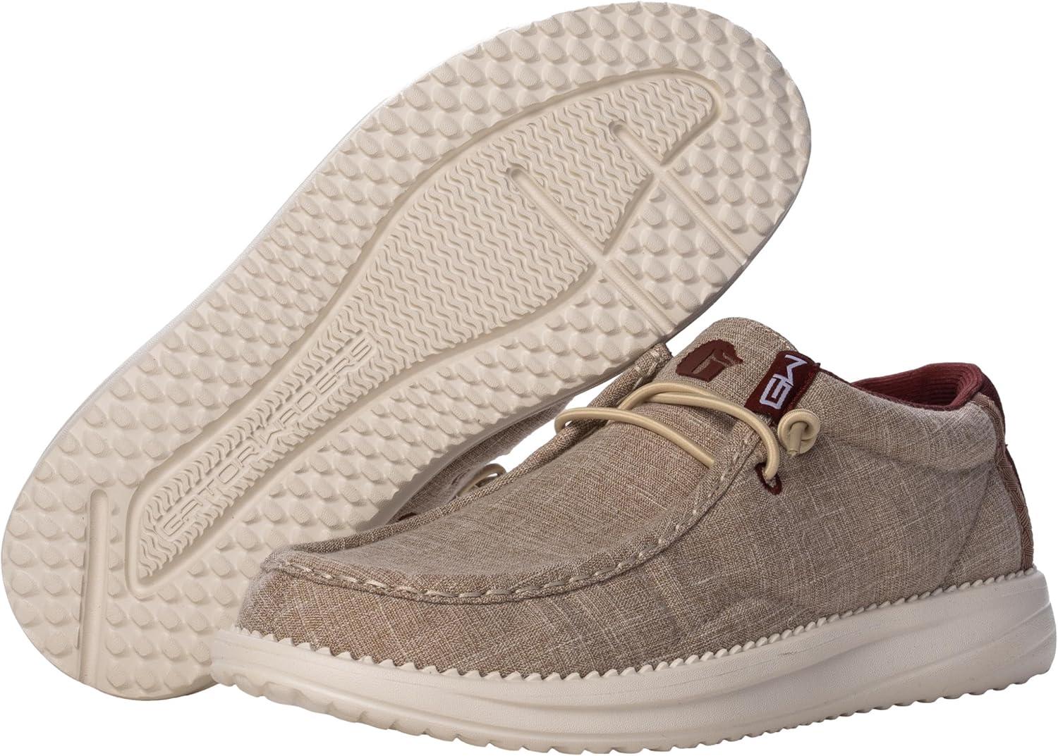 image:imageGator Waders Womens Camp Shoes Breathable SlipOn Loafers Elastic Laces Ultralight All Day Cushioning Fitted FeelWine