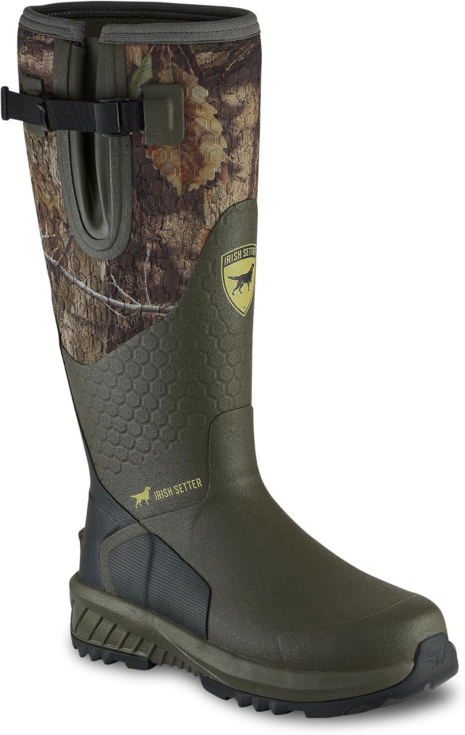 image:imageIrish Setter MudTrek Unisex 17 Waterproof Adjustable Full Fit Hunting BootMossy Oak Country Dna