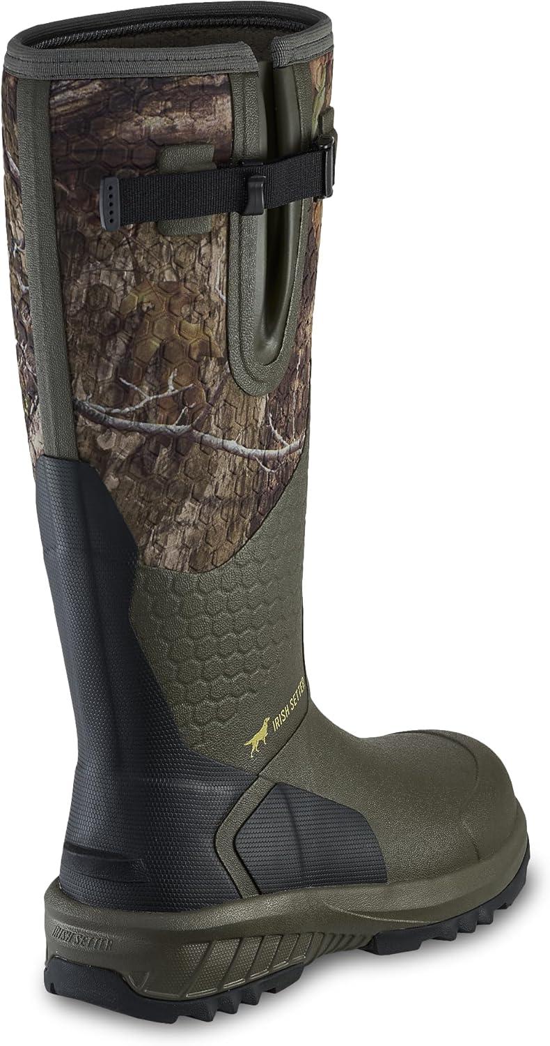 image:imageIrish Setter MudTrek Unisex 17 Waterproof Adjustable Full Fit Hunting BootMossy Oak Country Dna