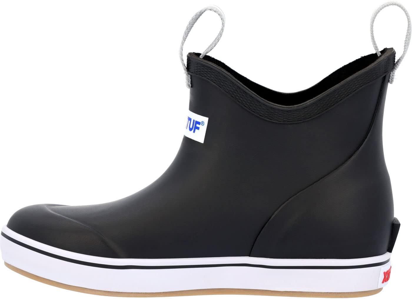 image:imageXtratuf Kids Ankle Deck Rain BootBlack