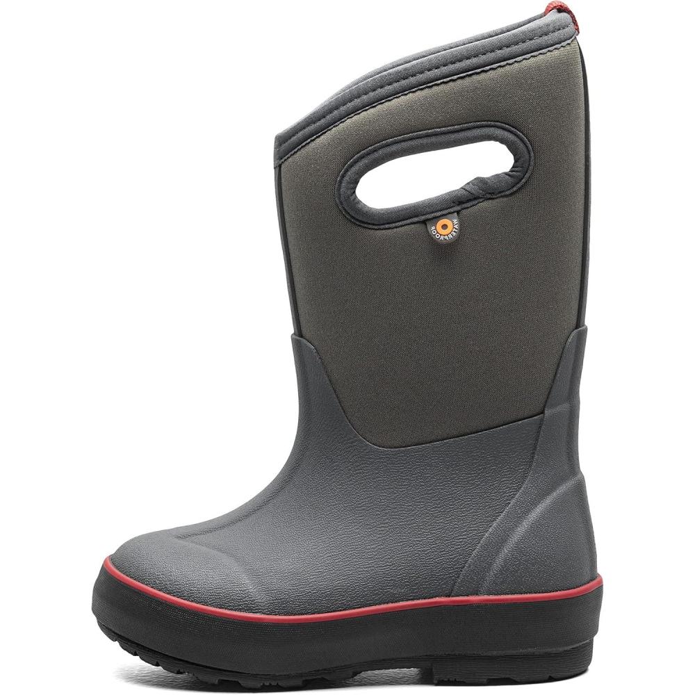 image:imageBOGS Classic II Solid Boot Kids ToddlerYouth BootTexture Solid Print Dark Gray