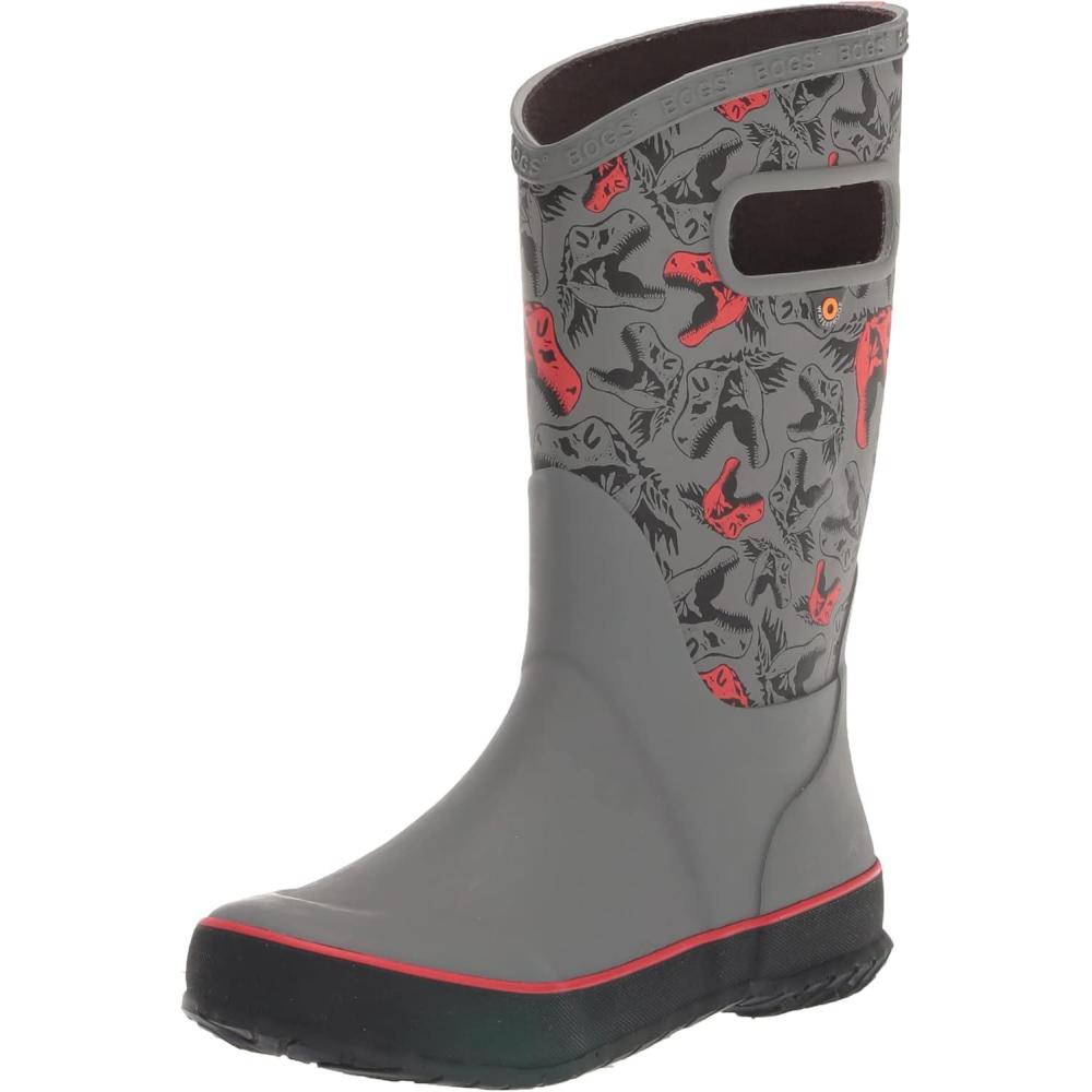 image:imageBOGS unisexchild Bogs Kids RainbootCool Dinos Print Gray