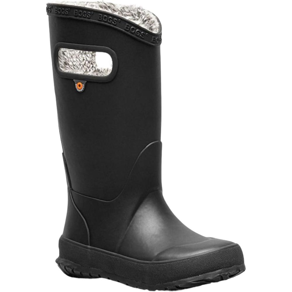 image:imageBOGS unisexchild Bogs Kids RainbootPlush Solid Black
