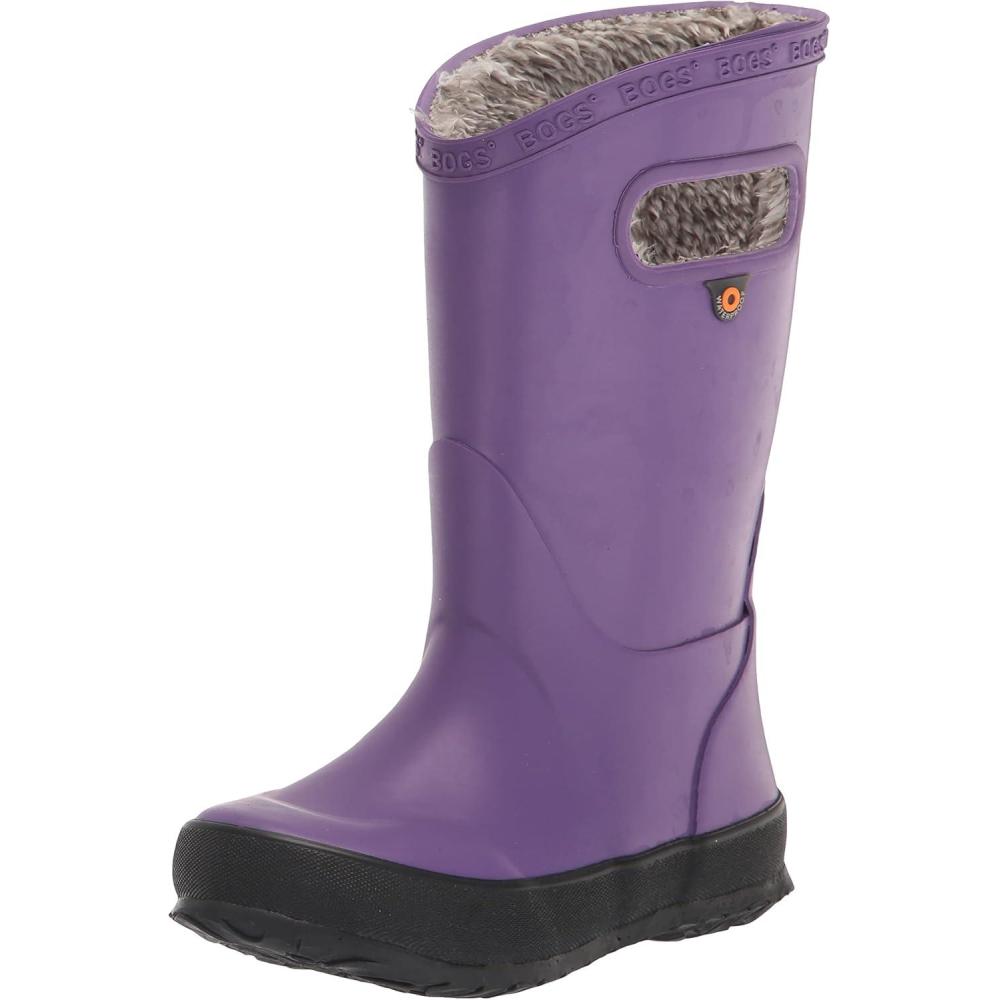 image:imageBOGS unisexchild Bogs Kids RainbootPlush Solid Purple